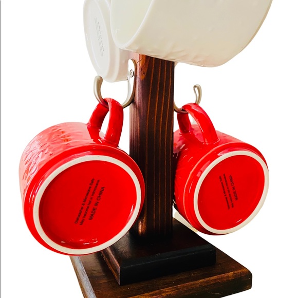 Modern Rustic Coffee Mug Tree | Mug Hanger | Kitchen Decor | - Picture 2 of 7